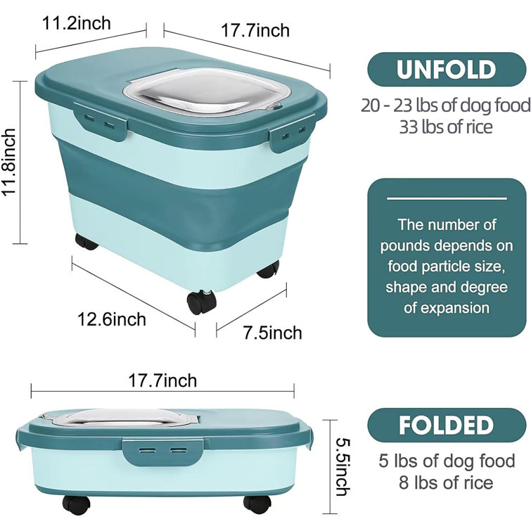 20 lb outlet dog food container